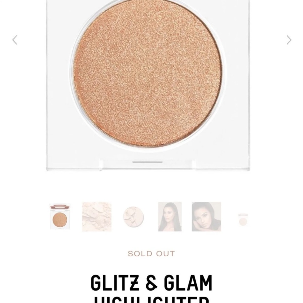 KKW Beauty Glitz & Glam highlighter SOLD OUT!